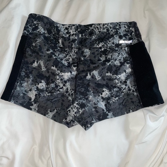 Black and Gray Tie Dye Hurley Bike Shorts - Picture 3 of 3